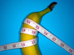 банан жана сантиметр чоңойгон пенистин символу